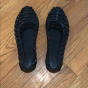 Bought at American Apparel jelly flats